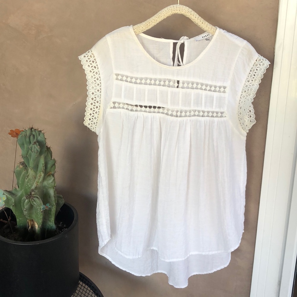 Ro&de white lace top - Picture 1 of 4